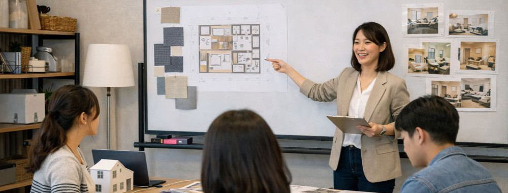 インテリアコーディネーターの授業